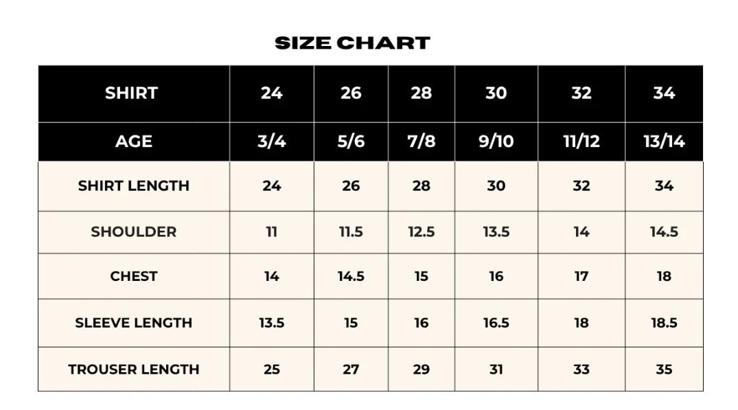 Aura Glow Size Chart